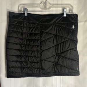 Smartwool Quilted Black Mini Skirt